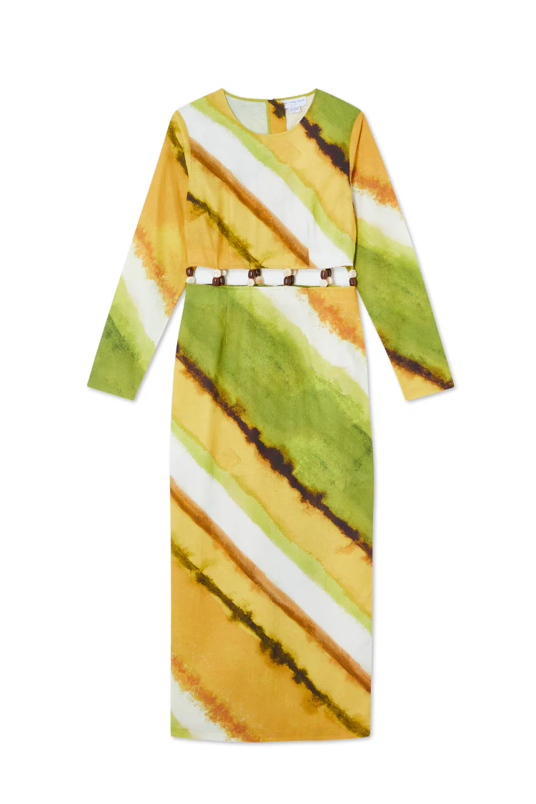Green Ombre Alba Dress - Image 12