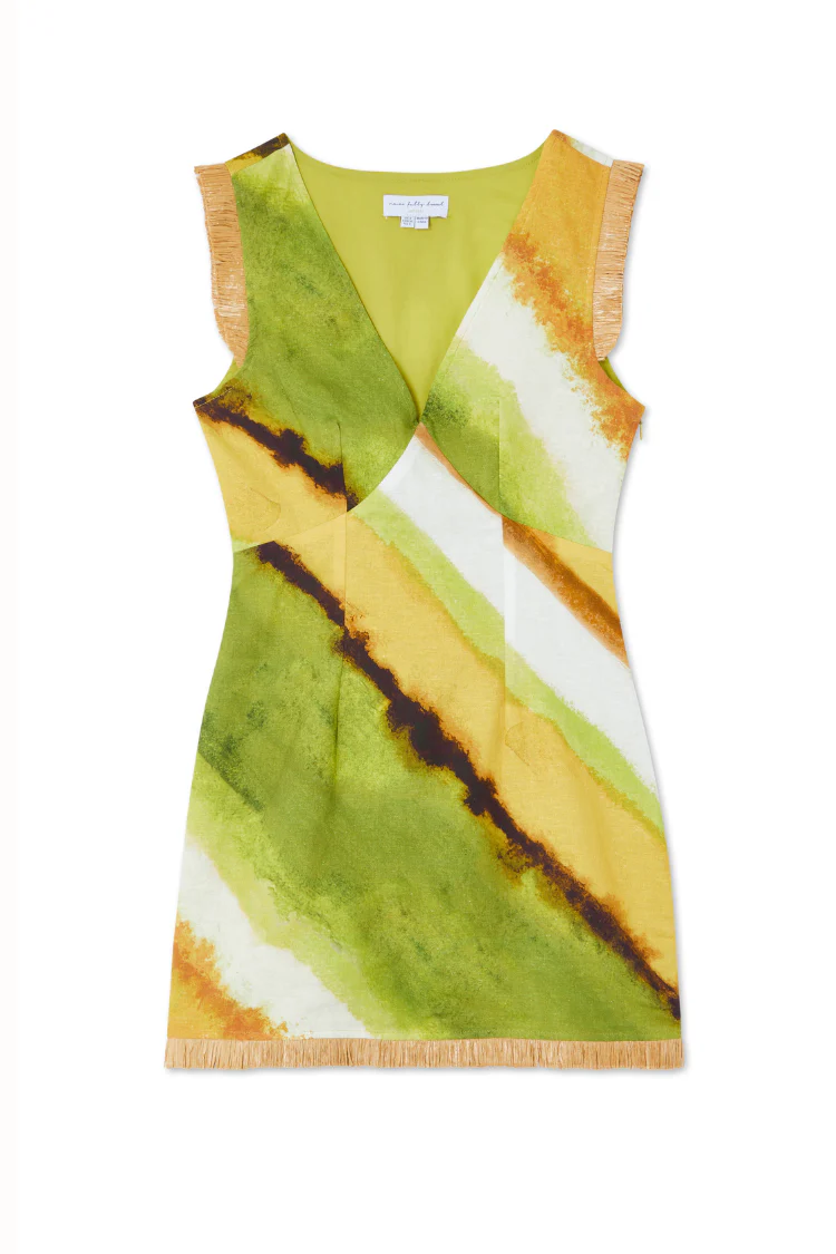Green Ombre Deia Dress - Image 10