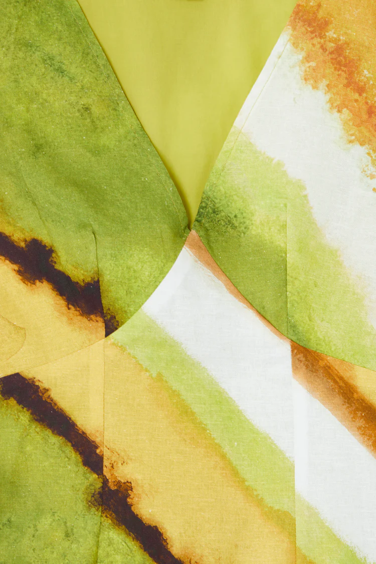 Green Ombre Deia Dress - Image 12