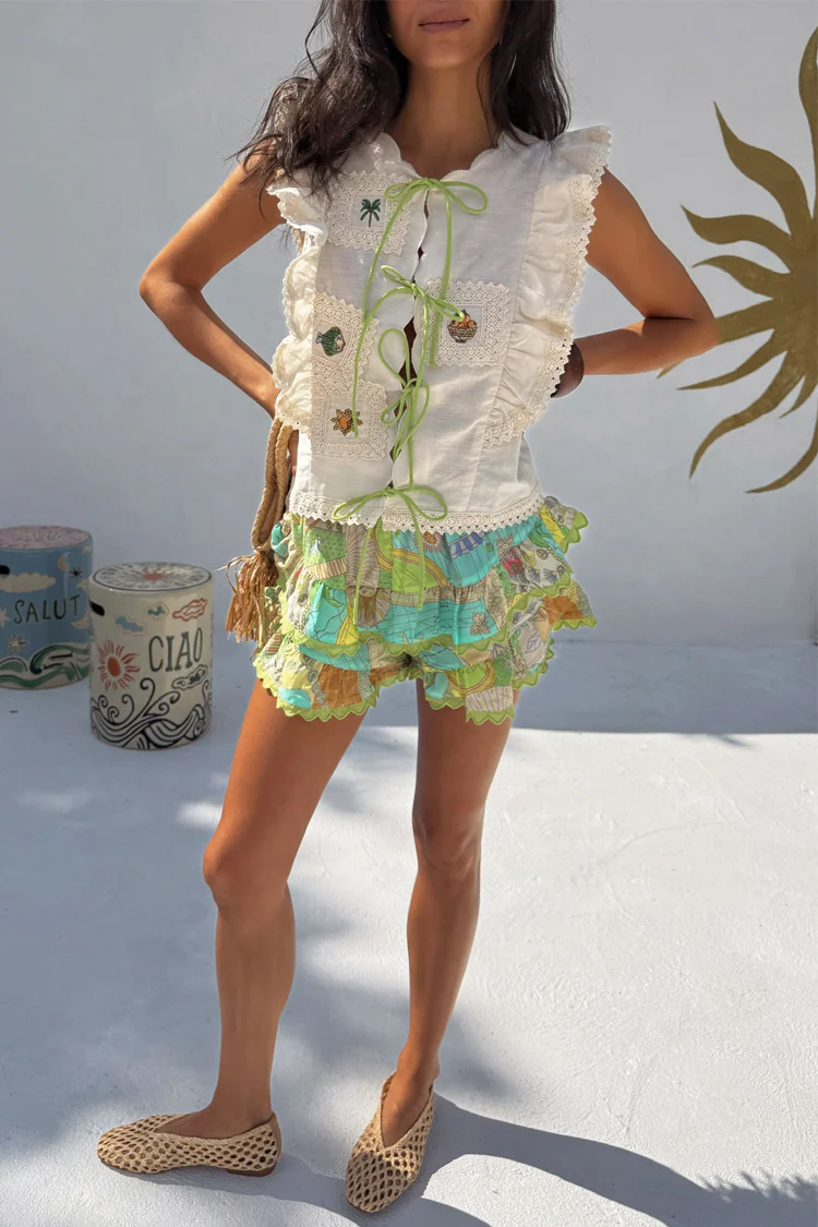 Isla Ruffle Shorts - Image 4