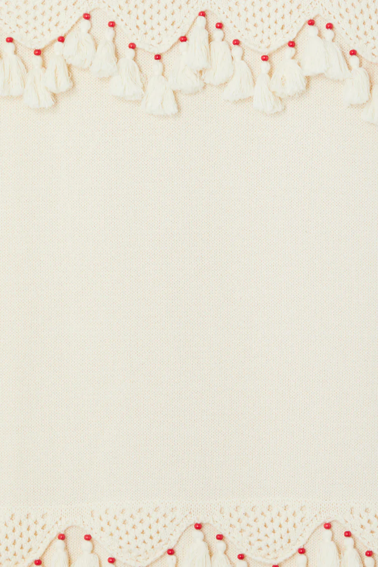 Ivory and Red Harper Dress - Image 11