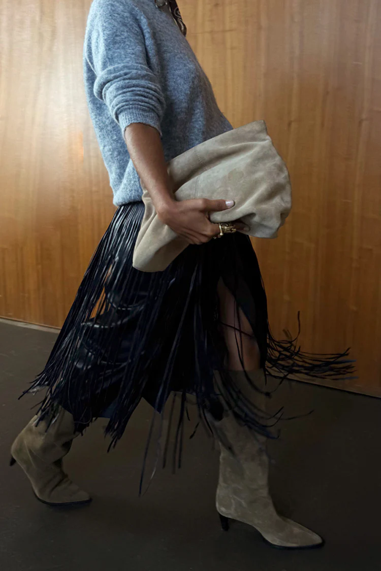 Leather Fringe Belt - Image 8