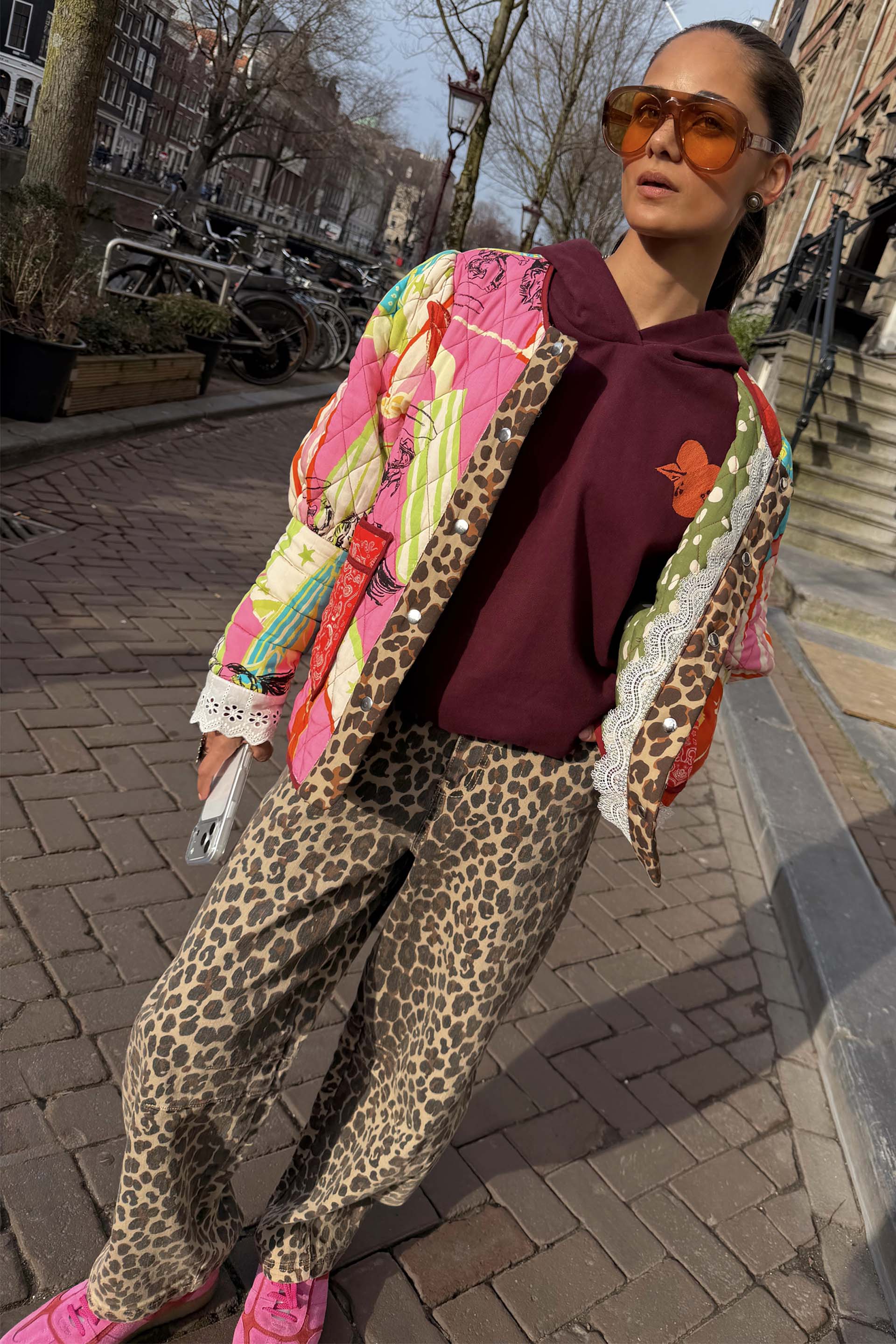 Leopard Barrel Jean - Image 7
