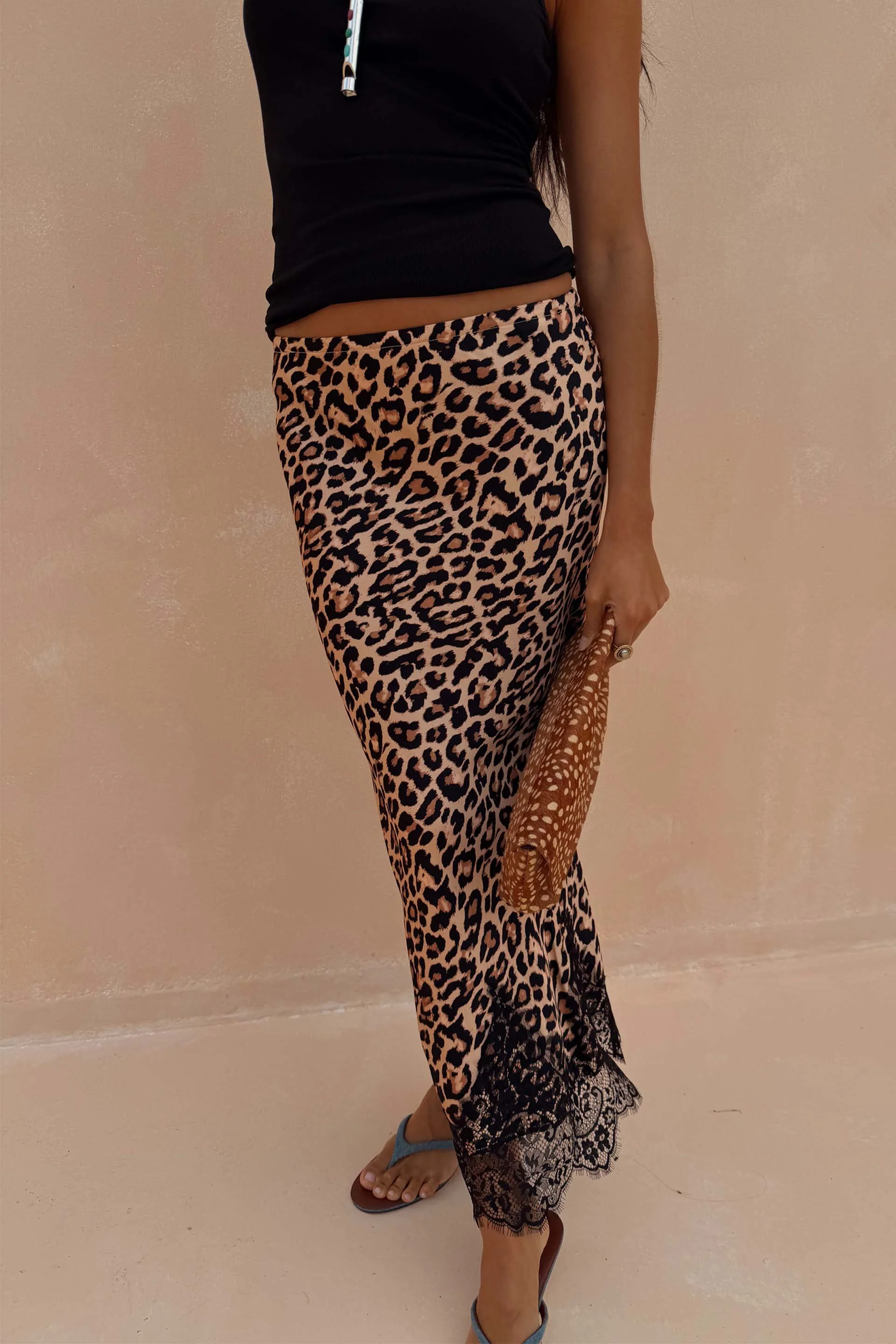 Leopard Midi Maeva Skirt - Image 3