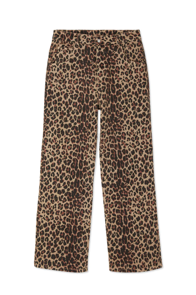 Leopard Lucia Scallop Detail Jeans - Image 12