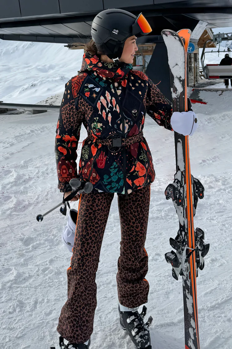 Leopard Ski Trousers - Image 3