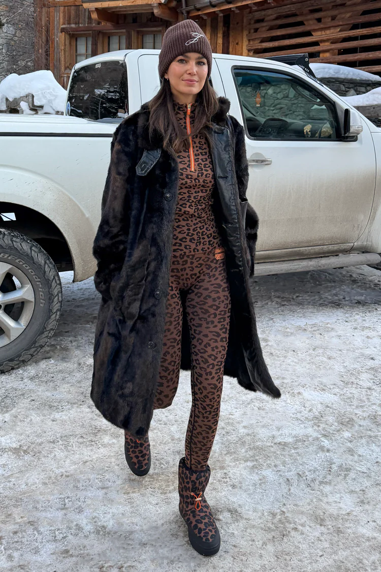 Leopard Thermal Leggings - Image 2