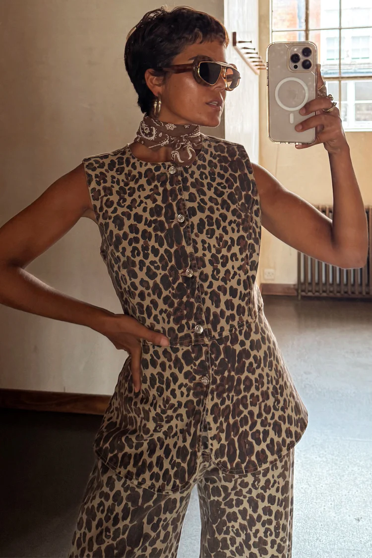 Leopard Waistcoat - Image 8