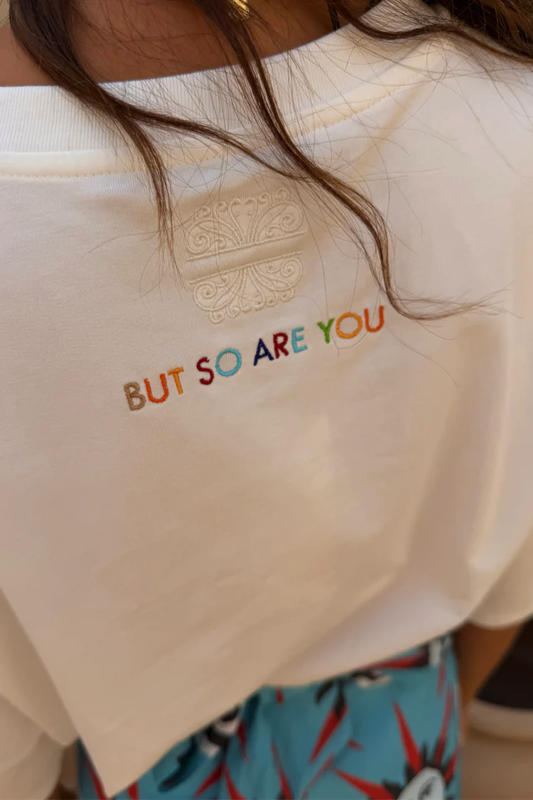 Life Is Tough Embroidered T-Shirt - Image 4