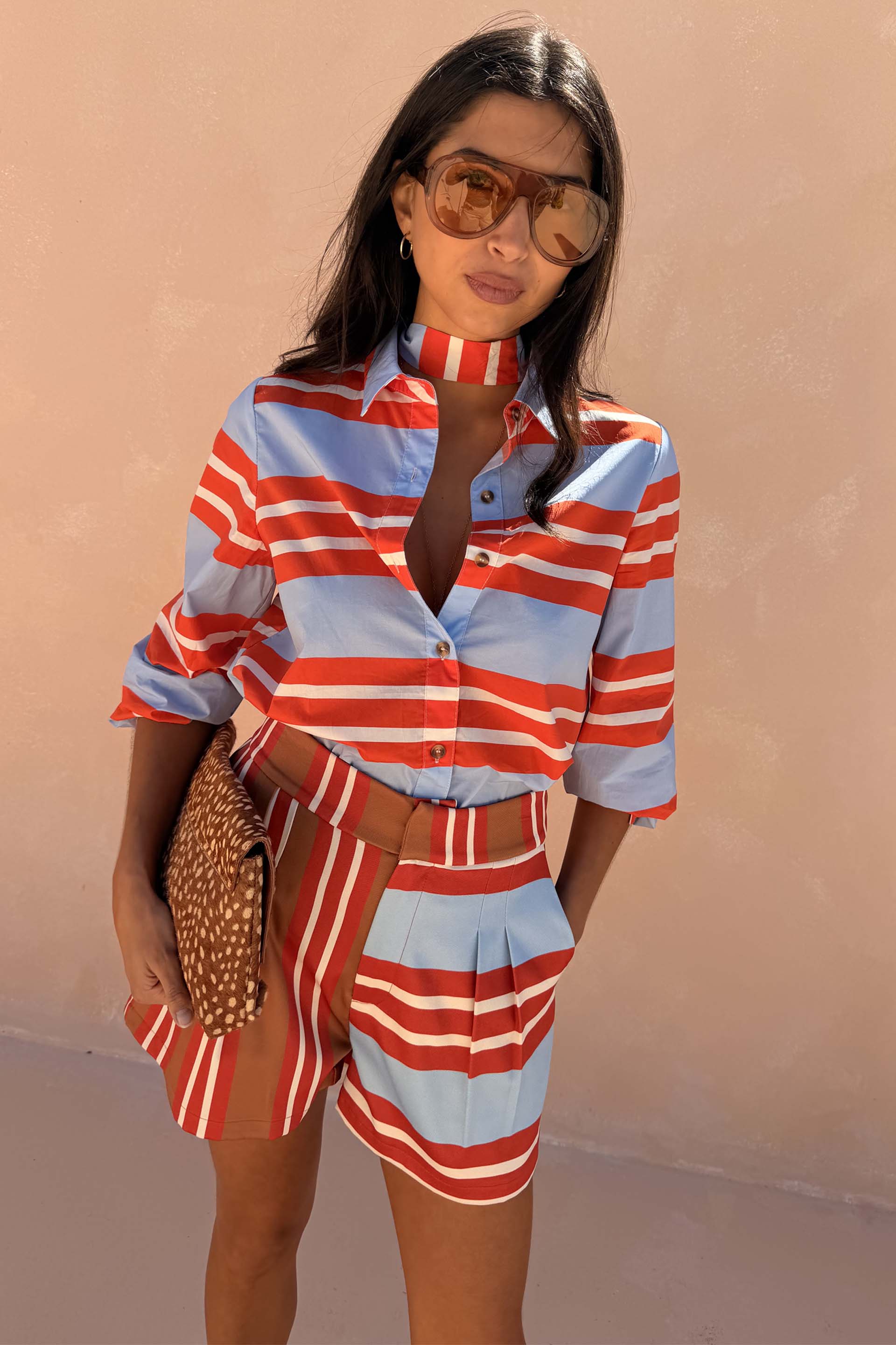 Multi Stripe Tate Shorts - Image 7