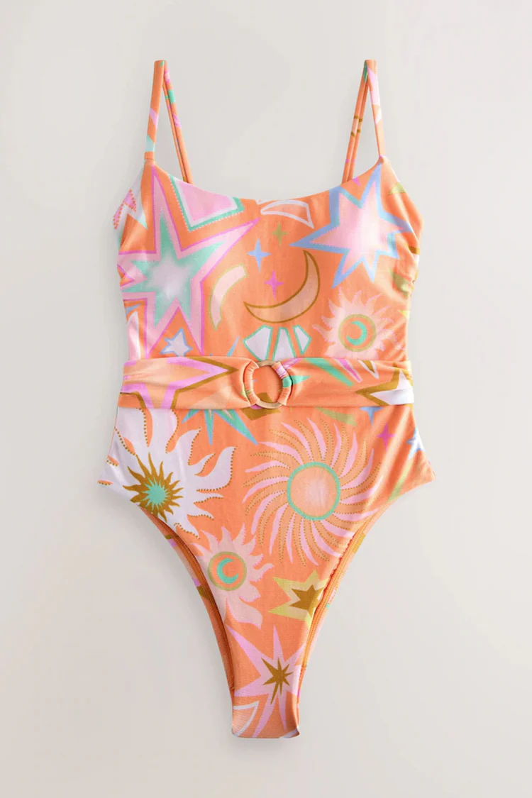 Orange Dreamer Scoop Swimsuit - Image 10