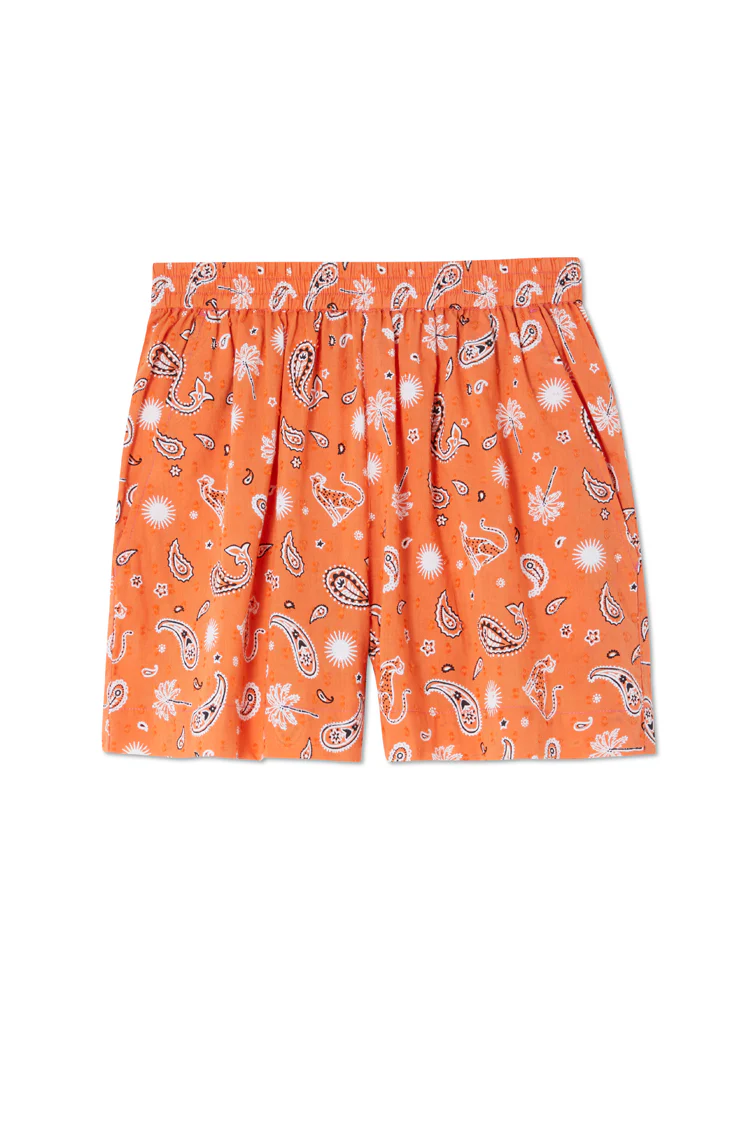 Orange Leopard Elissa Short - Image 7