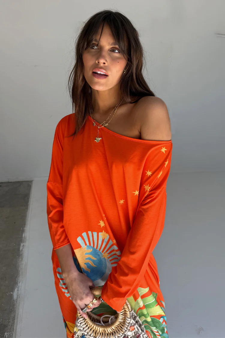 Orange Rio Jem Dress - Image 7