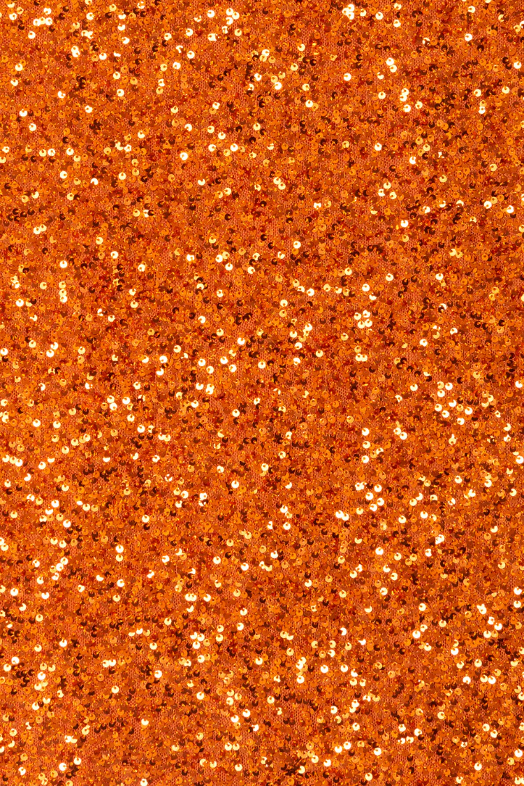Orange Sequin Tank Top - Image 10