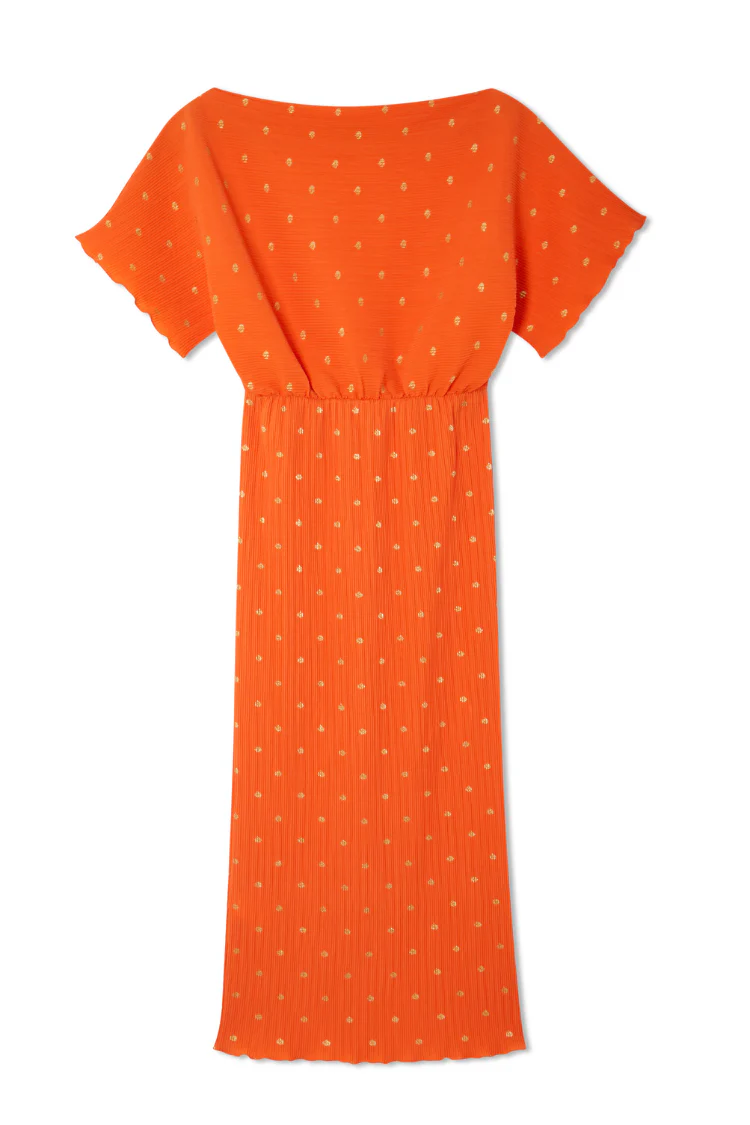 Orange Tilly Dress - Image 11