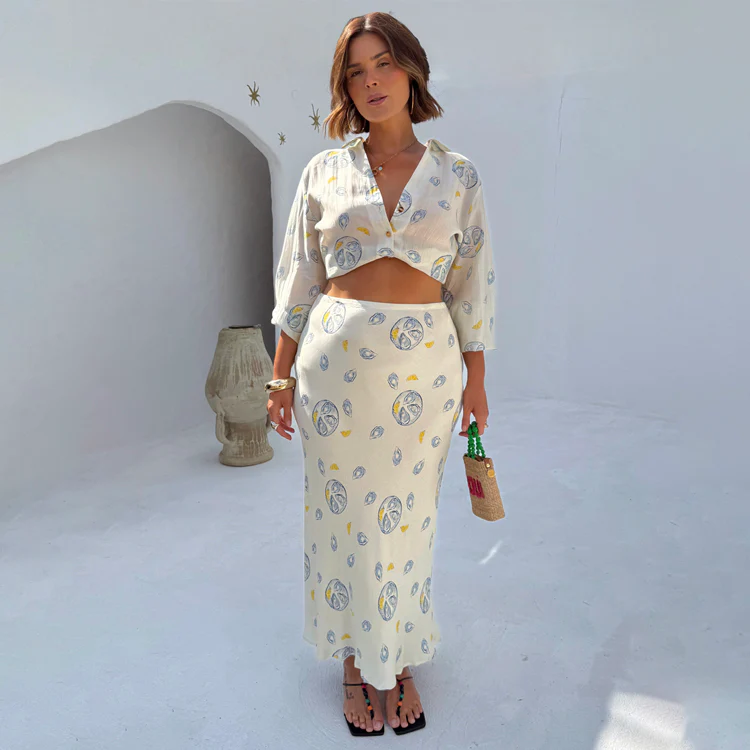 Oyster Dorris Skirt