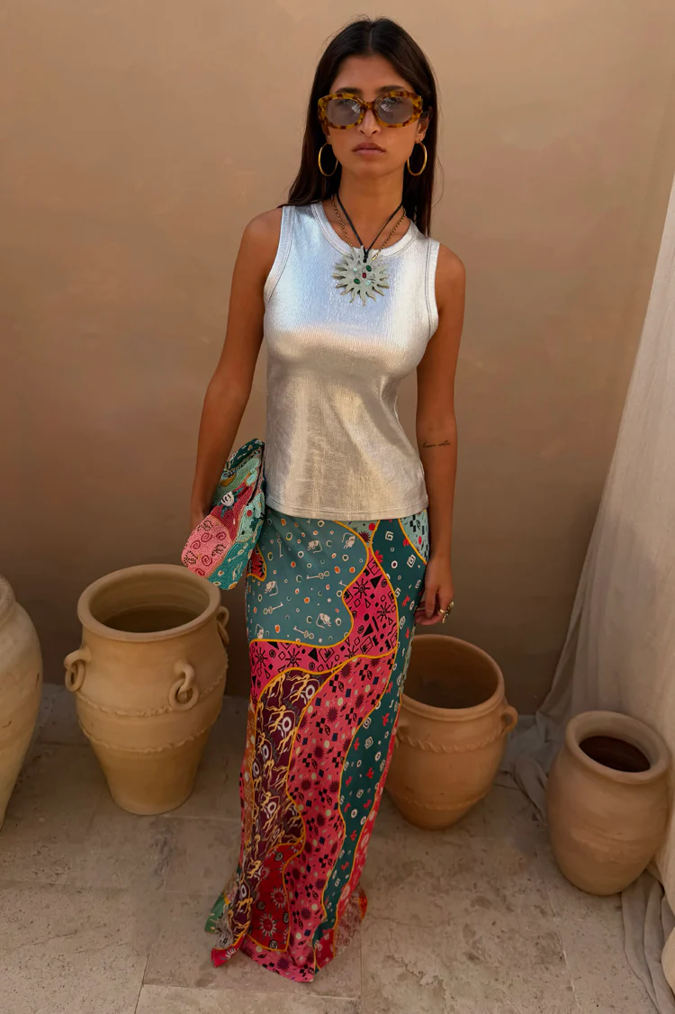 Pastel Morocco Dorris Skirt Petite - Image 11