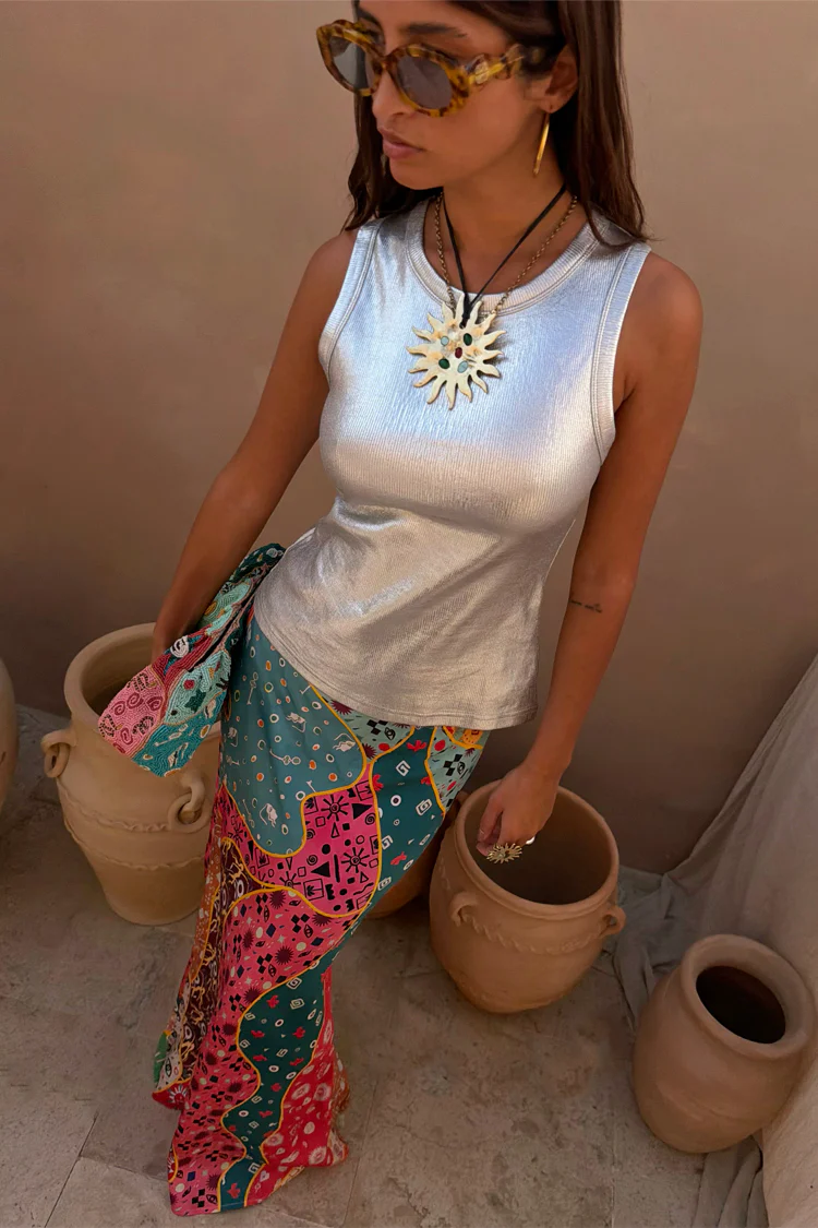 Pastel Morocco Dorris Skirt Petite - Image 7