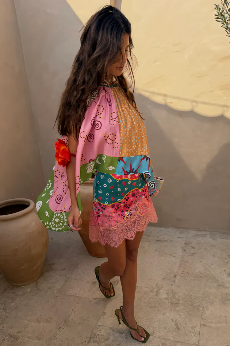 Pastel Morocco Mini Maeva Skirt - Image 3