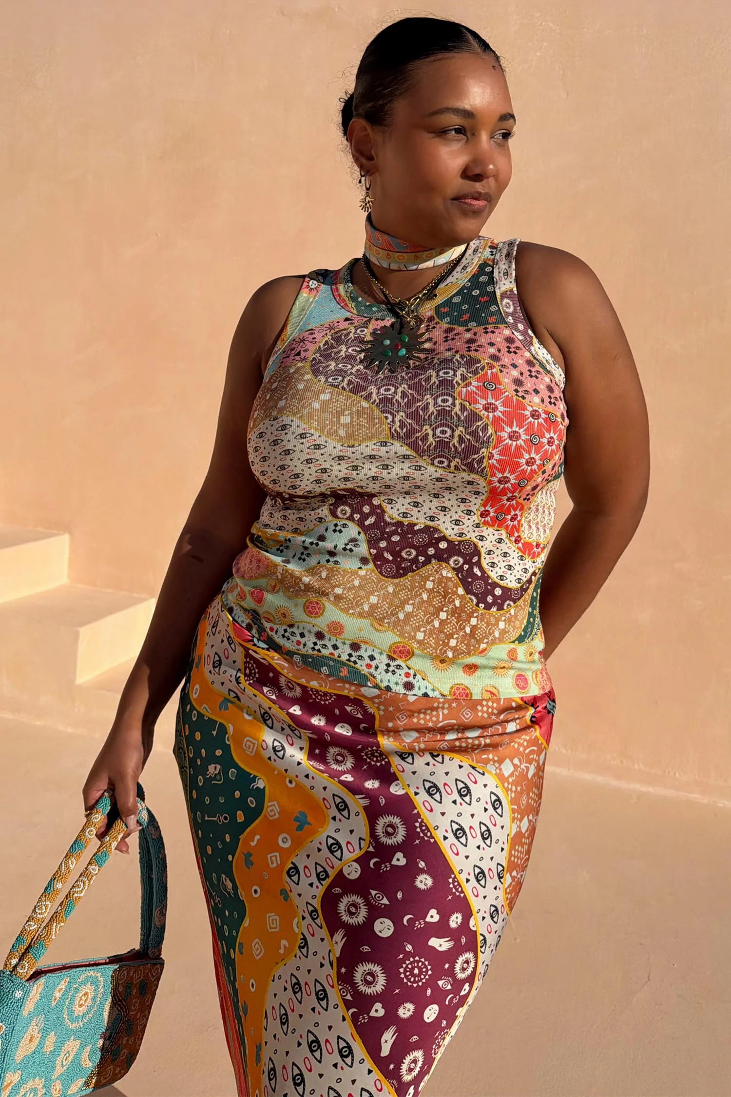Pastel Morocco Rib Tank Top - Image 5
