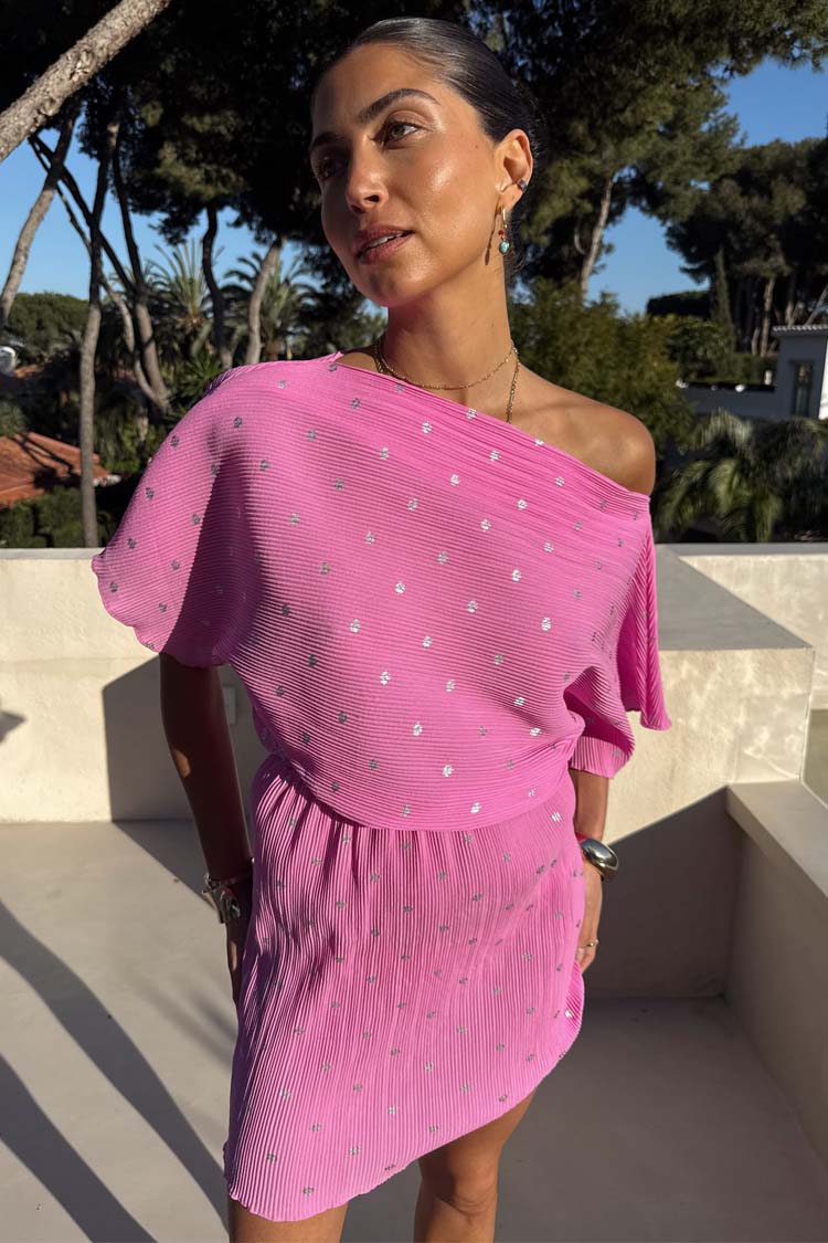 Petal Pink Mini Tilly Dress - Image 2