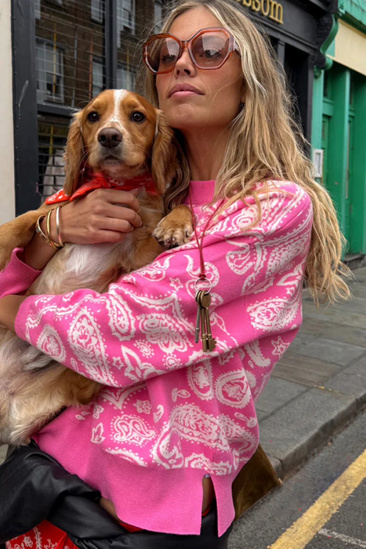 Pink Bandana Copenhagen Jumper - Image 8