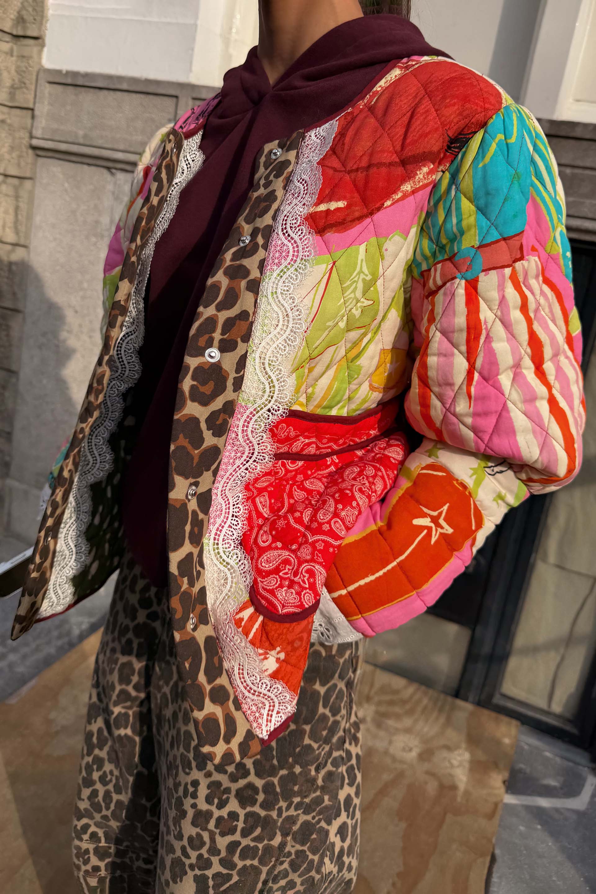 Pink Dallas Reversible Jacket - Image 3
