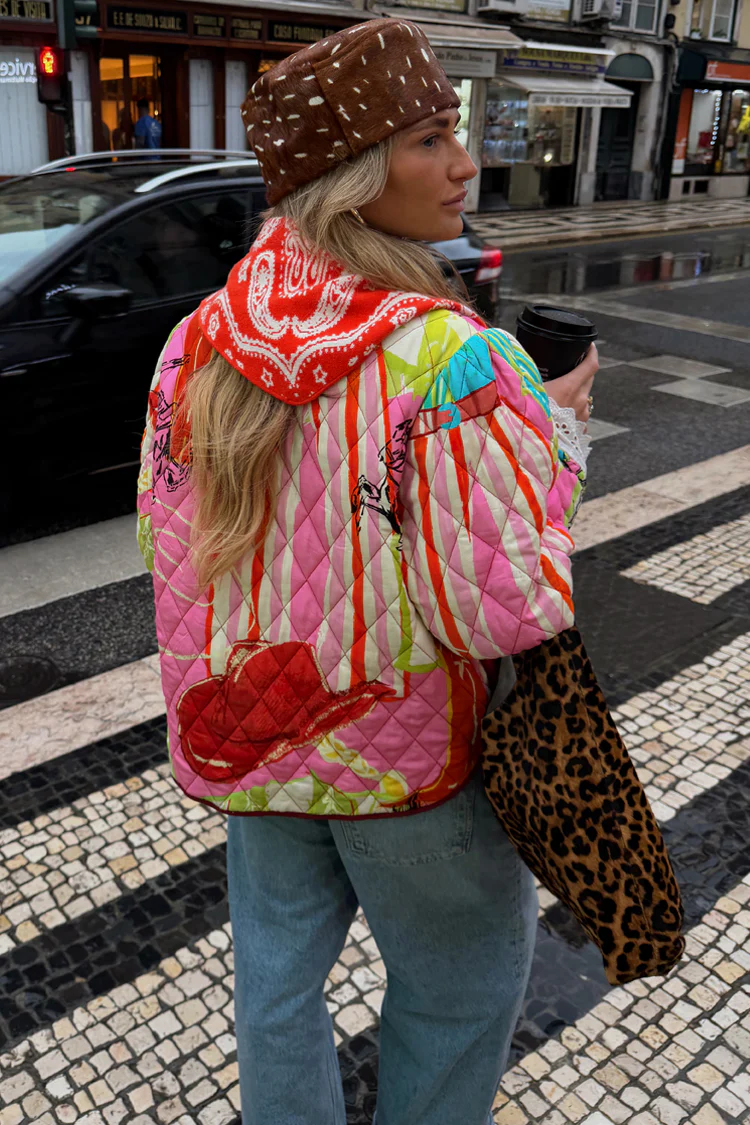 Pink Dallas Reversible Jacket - Image 5