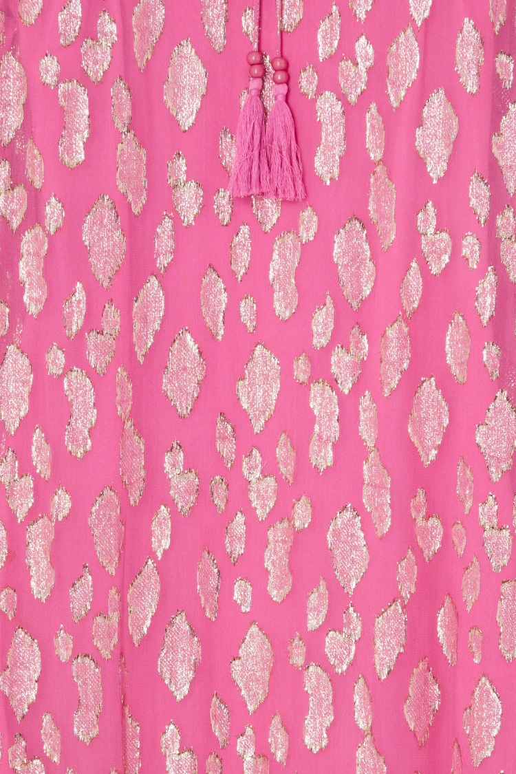 Pink Jacquard Harmony Dress - Image 10