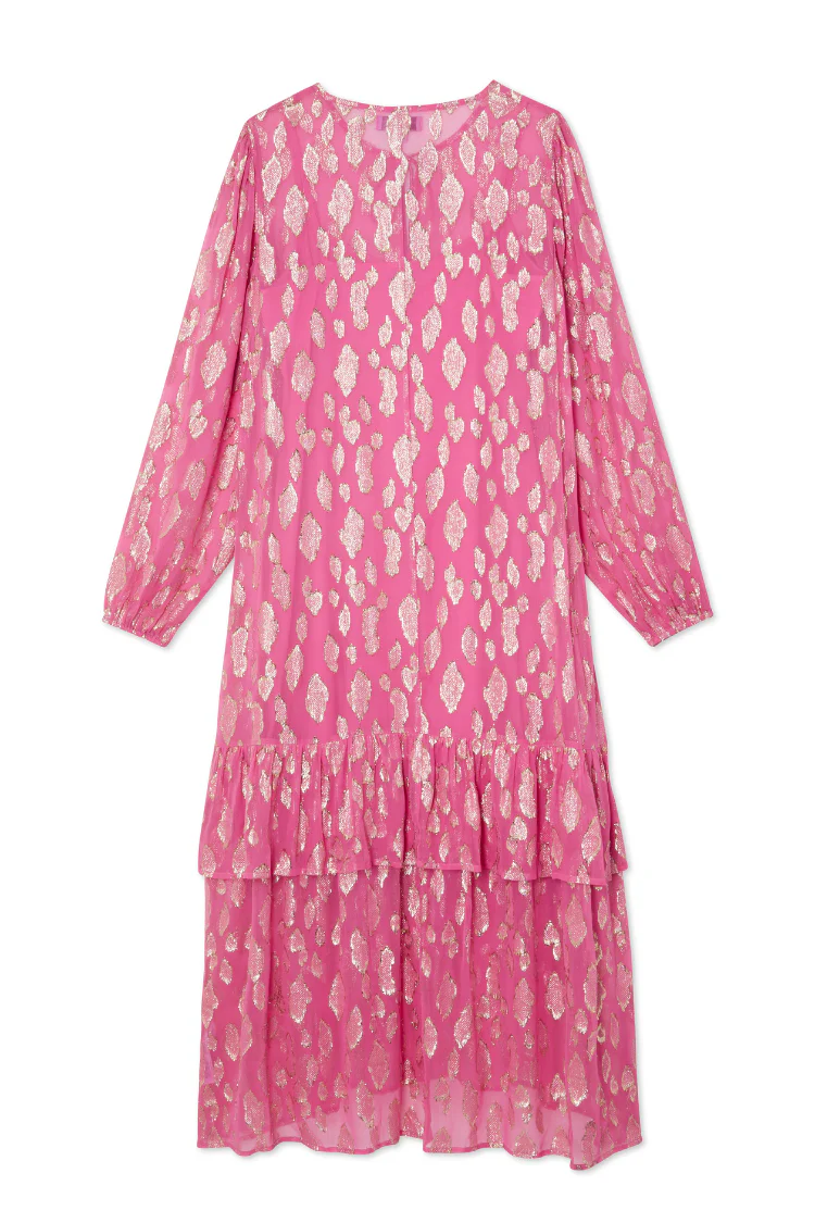 Pink Jacquard Harmony Dress - Image 9