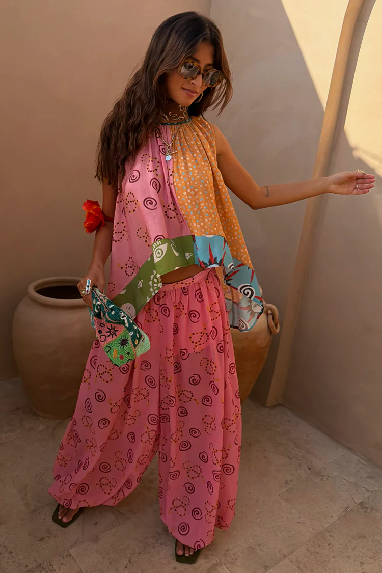Pink Snake Balloon Trouser - Image 2