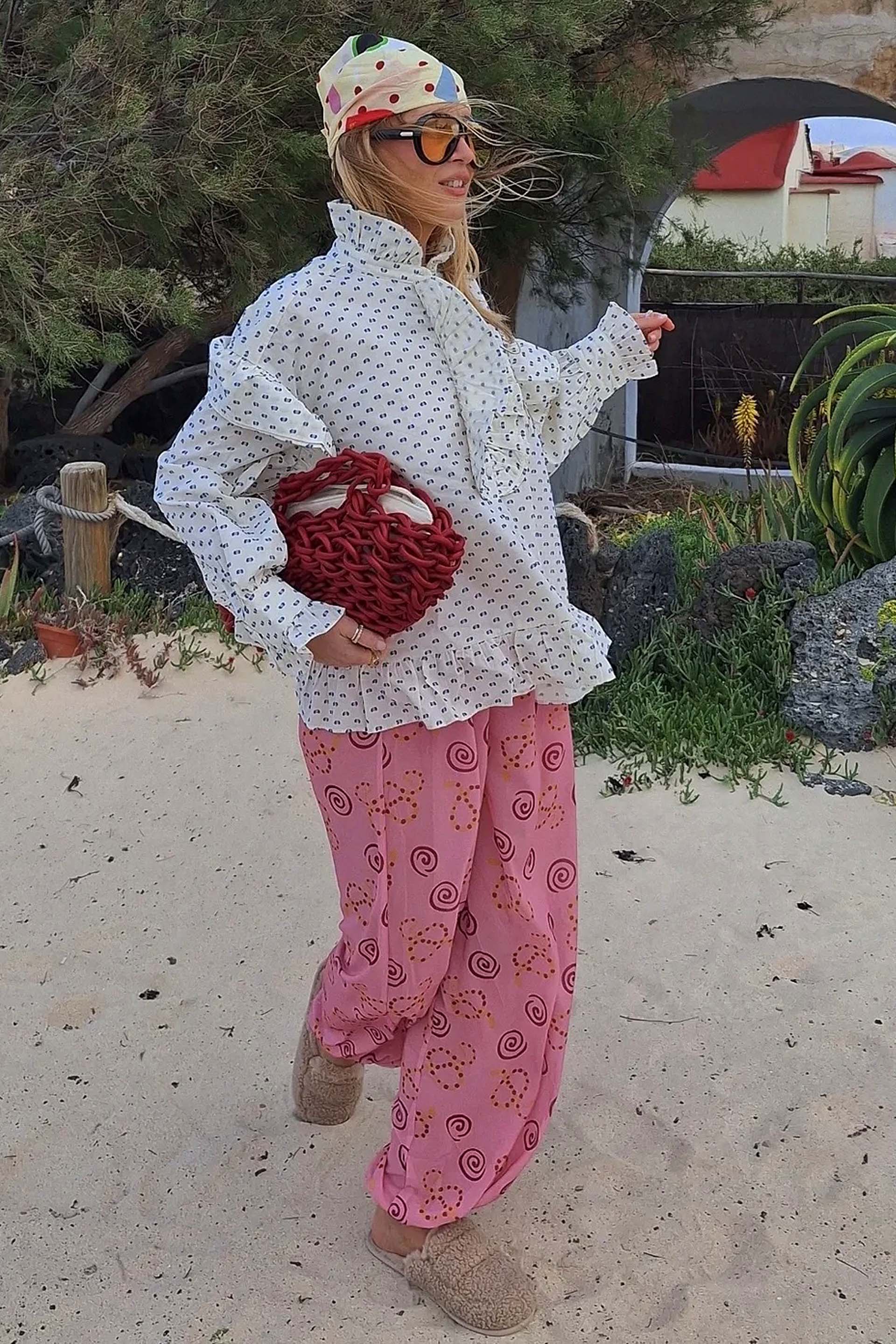 Pink Snake Balloon Trouser - Image 6