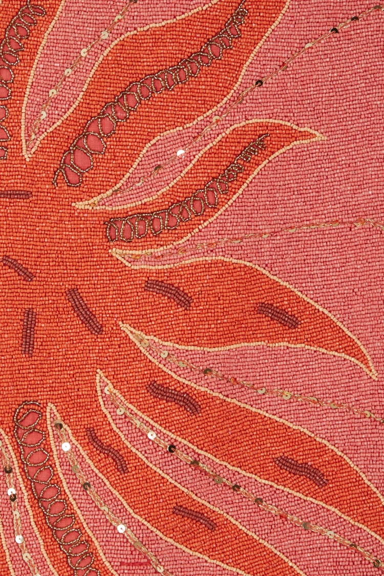 Pink Sol Beaded Wrap Skirt - Image 14