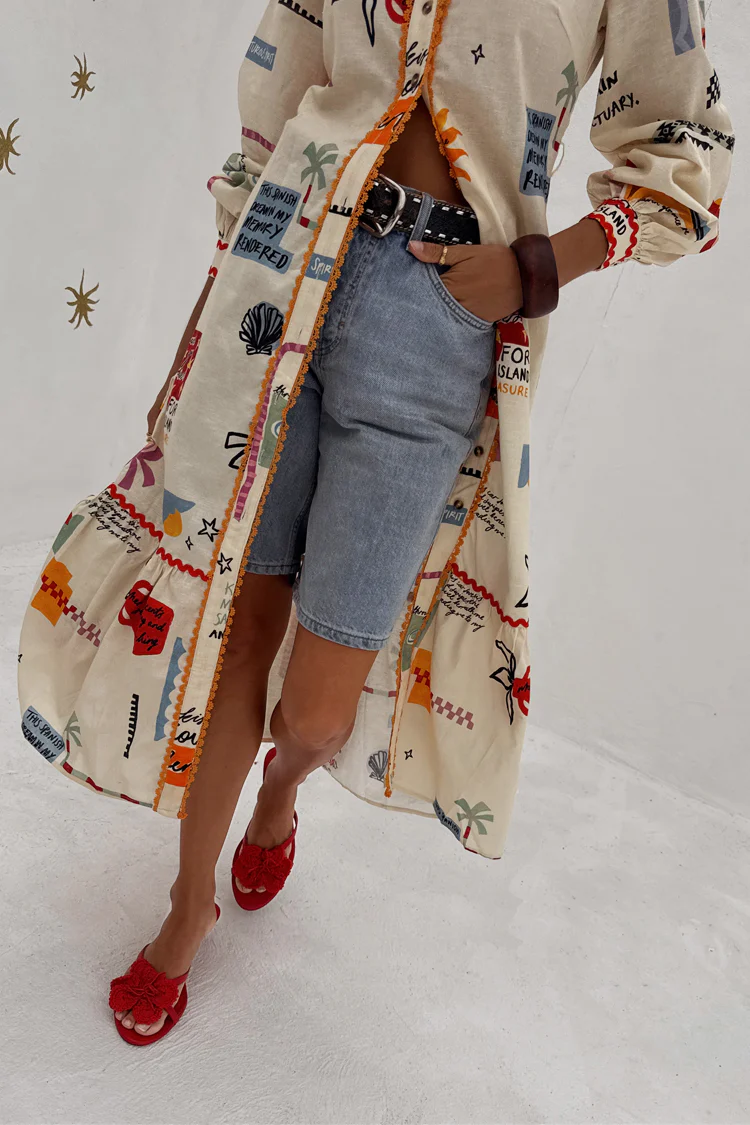Poema Shirt Dress - Image 9