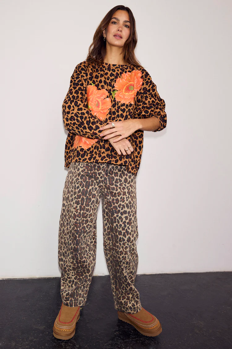 Poppy Leopard Sweatshirt - Image 4