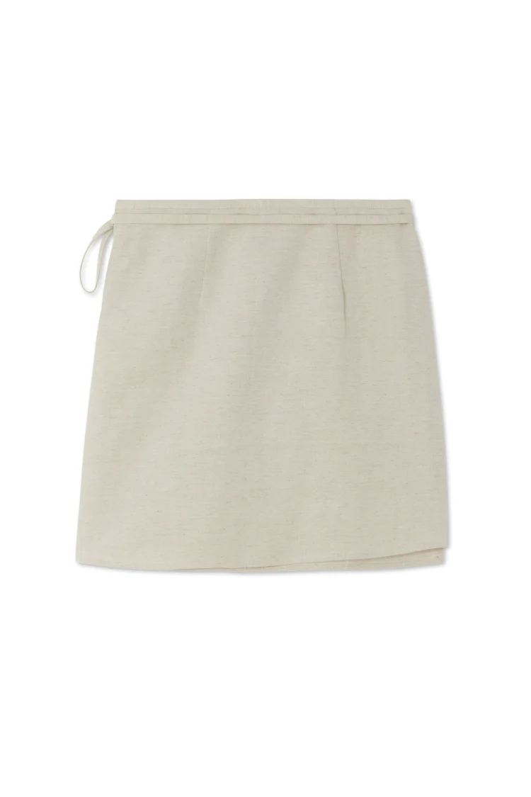 Raffia Wrap Skirt - Image 7