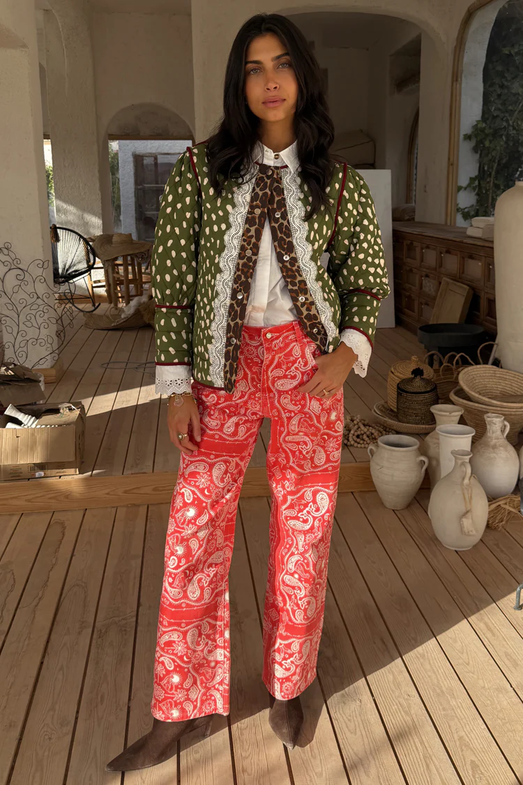 Red Bandana Jeans - Image 2