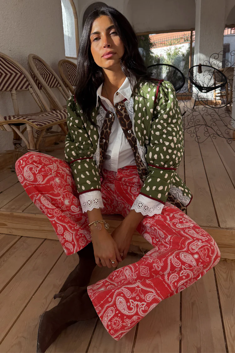 Red Bandana Jeans - Image 8