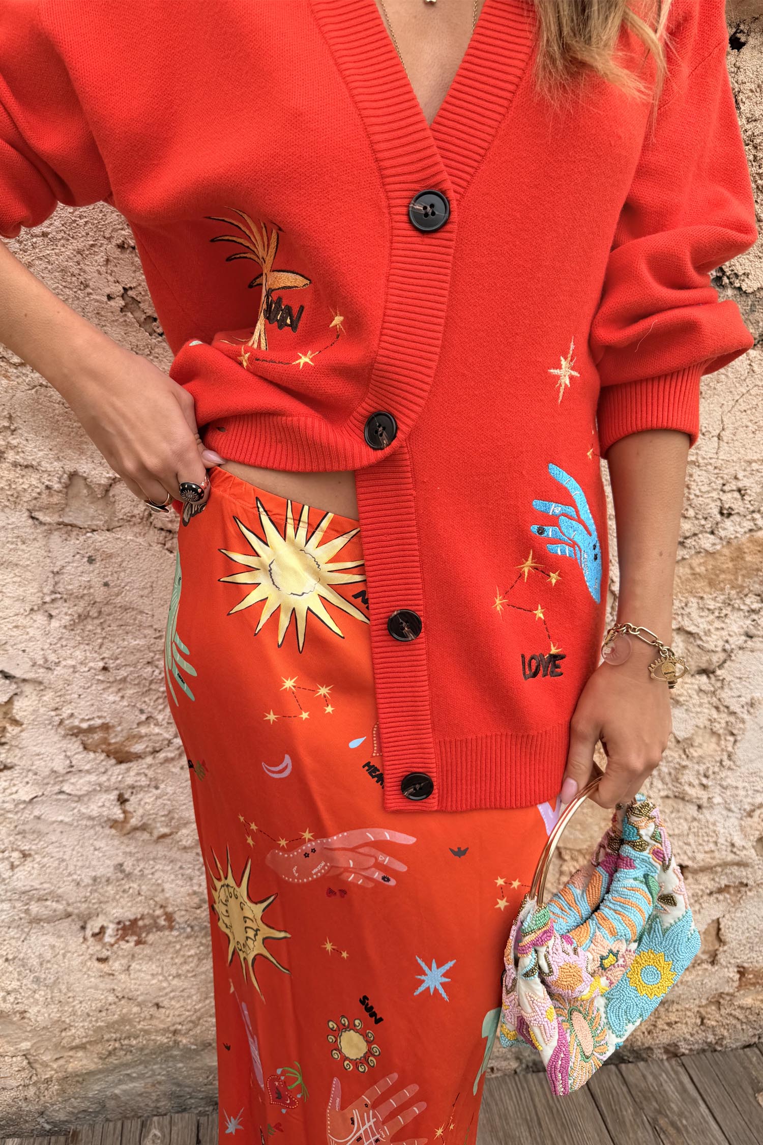 Red Celestial Dorris Skirt - Image 4
