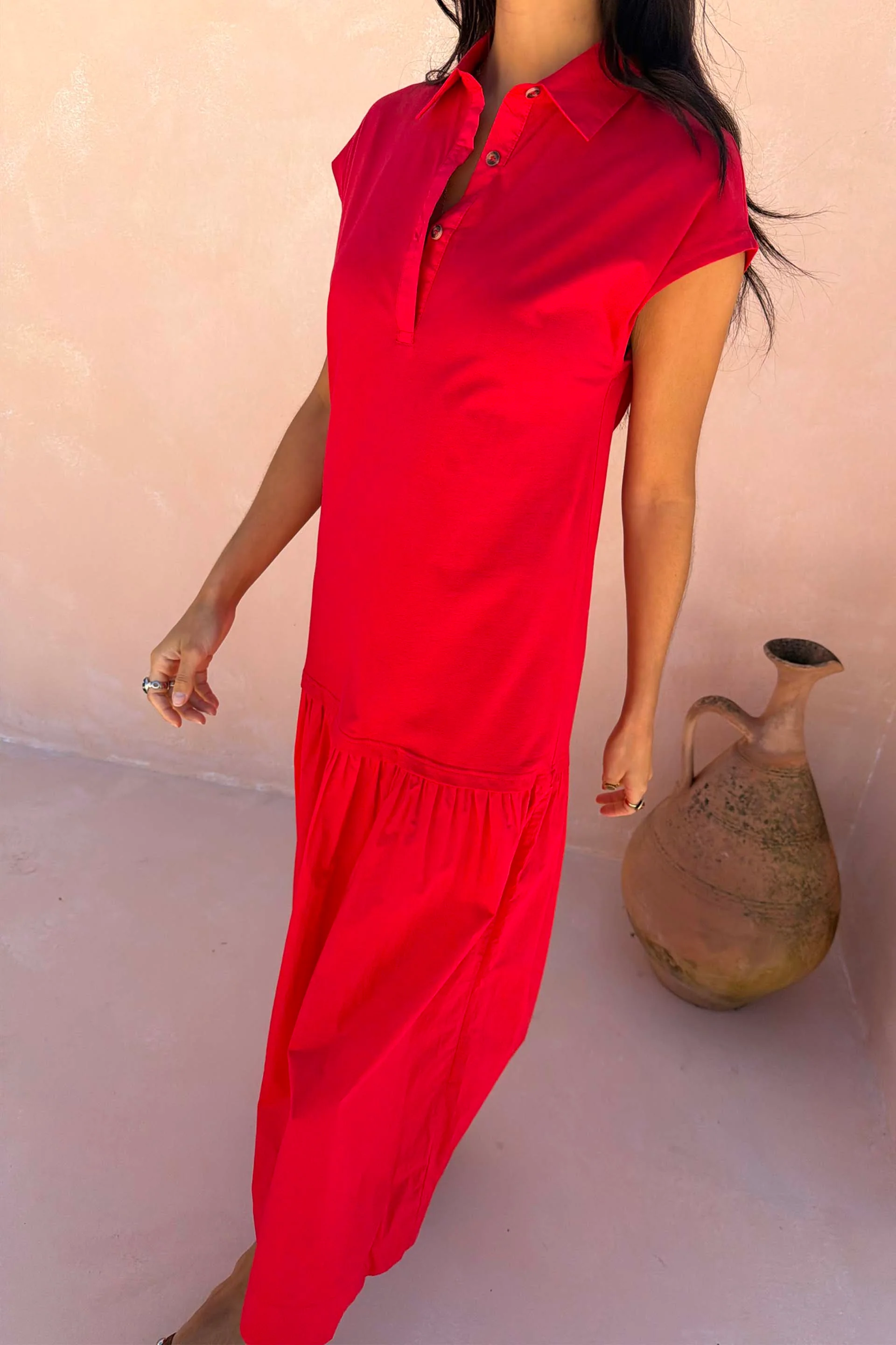Red Darcy Dress - Image 4