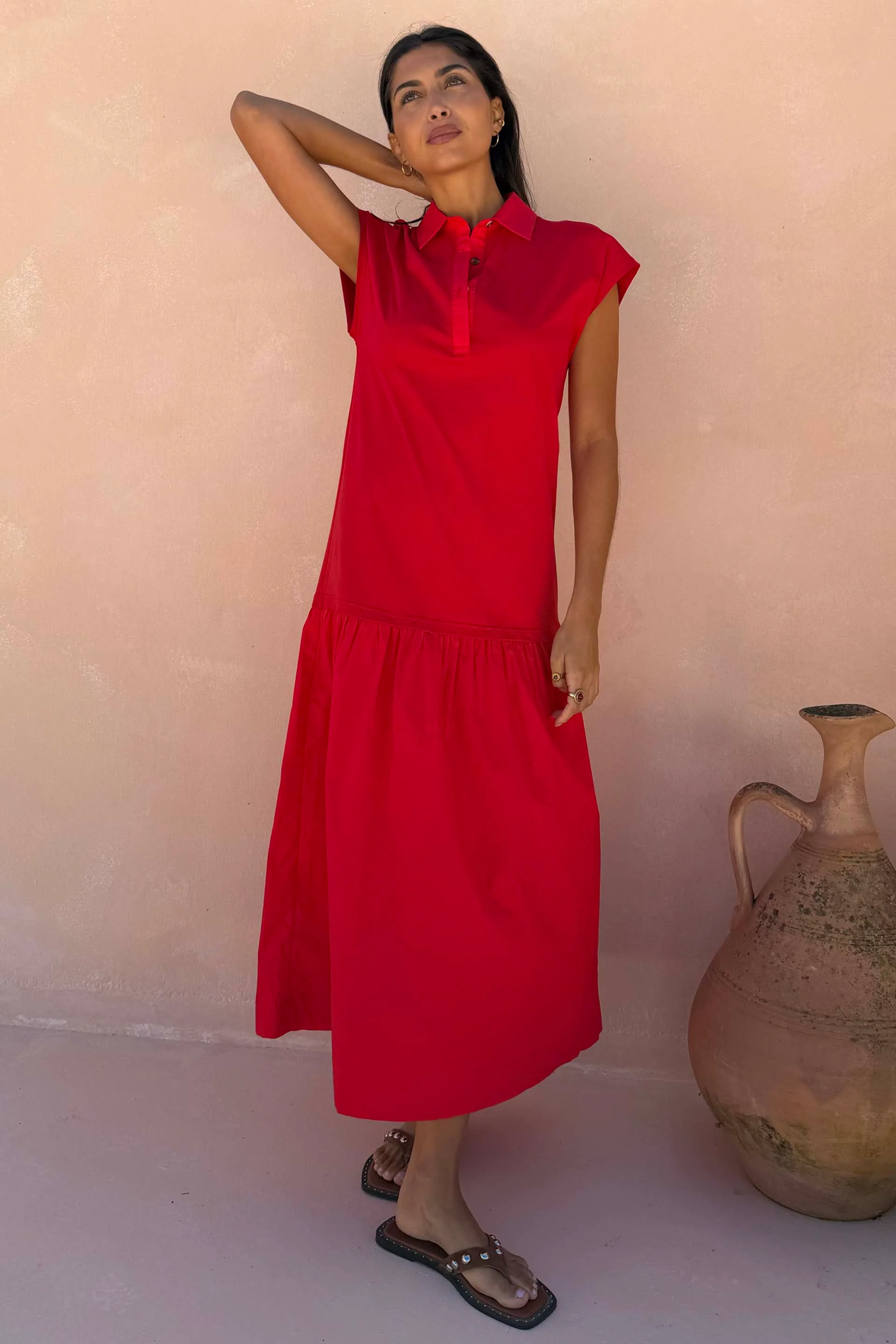Red Darcy Dress - Image 6
