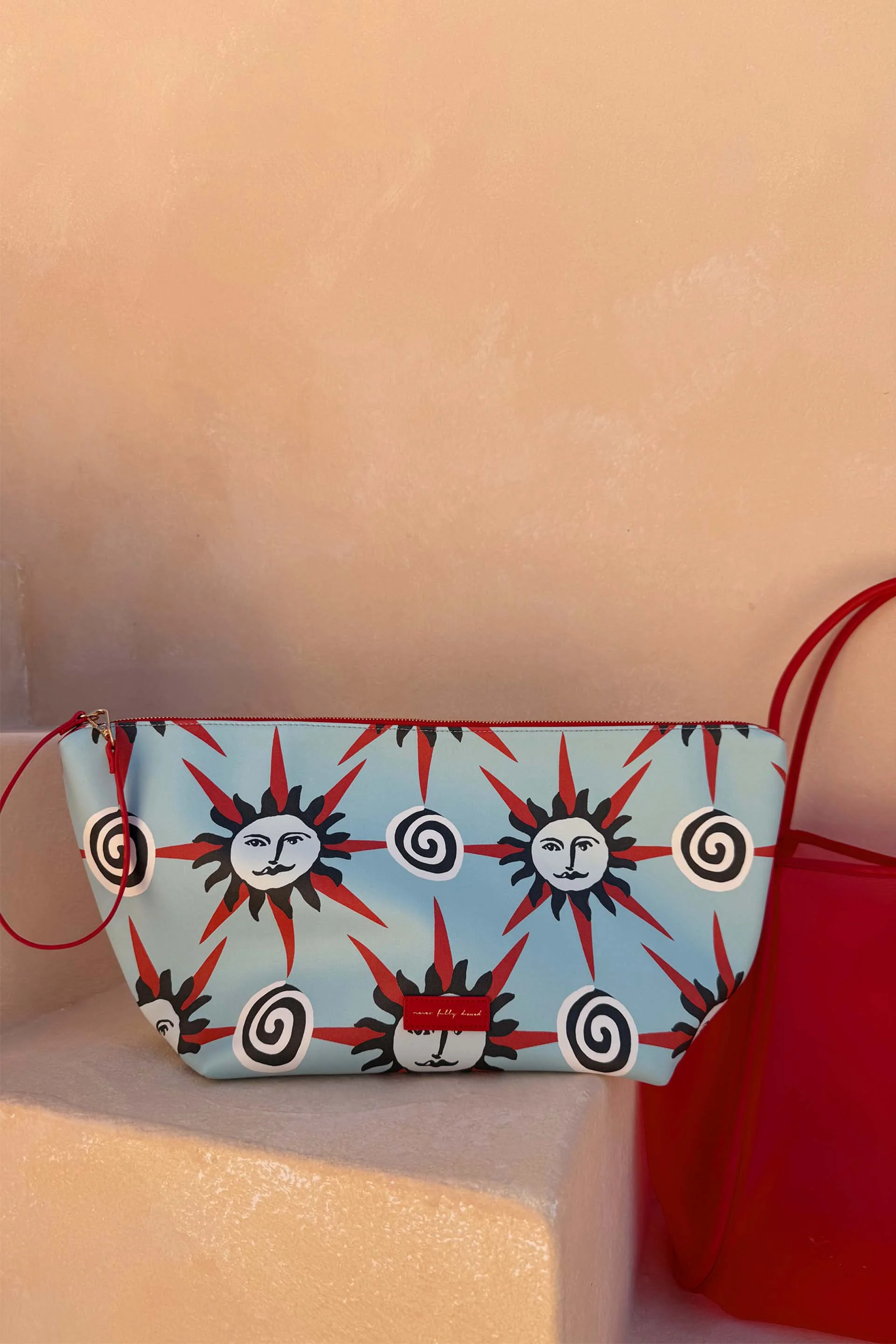 Red Mesh Tote Bag - Image 4