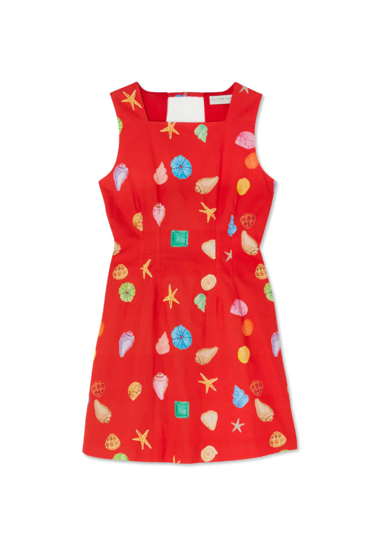 Red Shell Ioana Mini Dress - Image 11