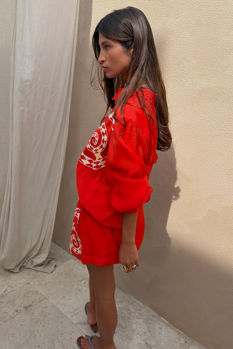 Red Snake Miley Shirt - Image 5