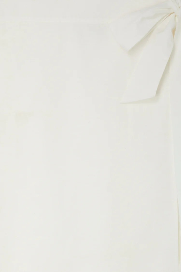 White Linen Jaspre Skirt - Image 10